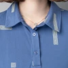 Mom's summer short-sleeved T-shirt for women, 2021 new style, fashionable and stylish for middle-aged and elderly women's wear, pure cotton top with polo collar Specification image